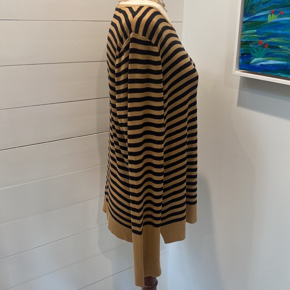 Eileen Fisher Silk Tencel Stripe sweater XL EUC - Picture 3 of 10